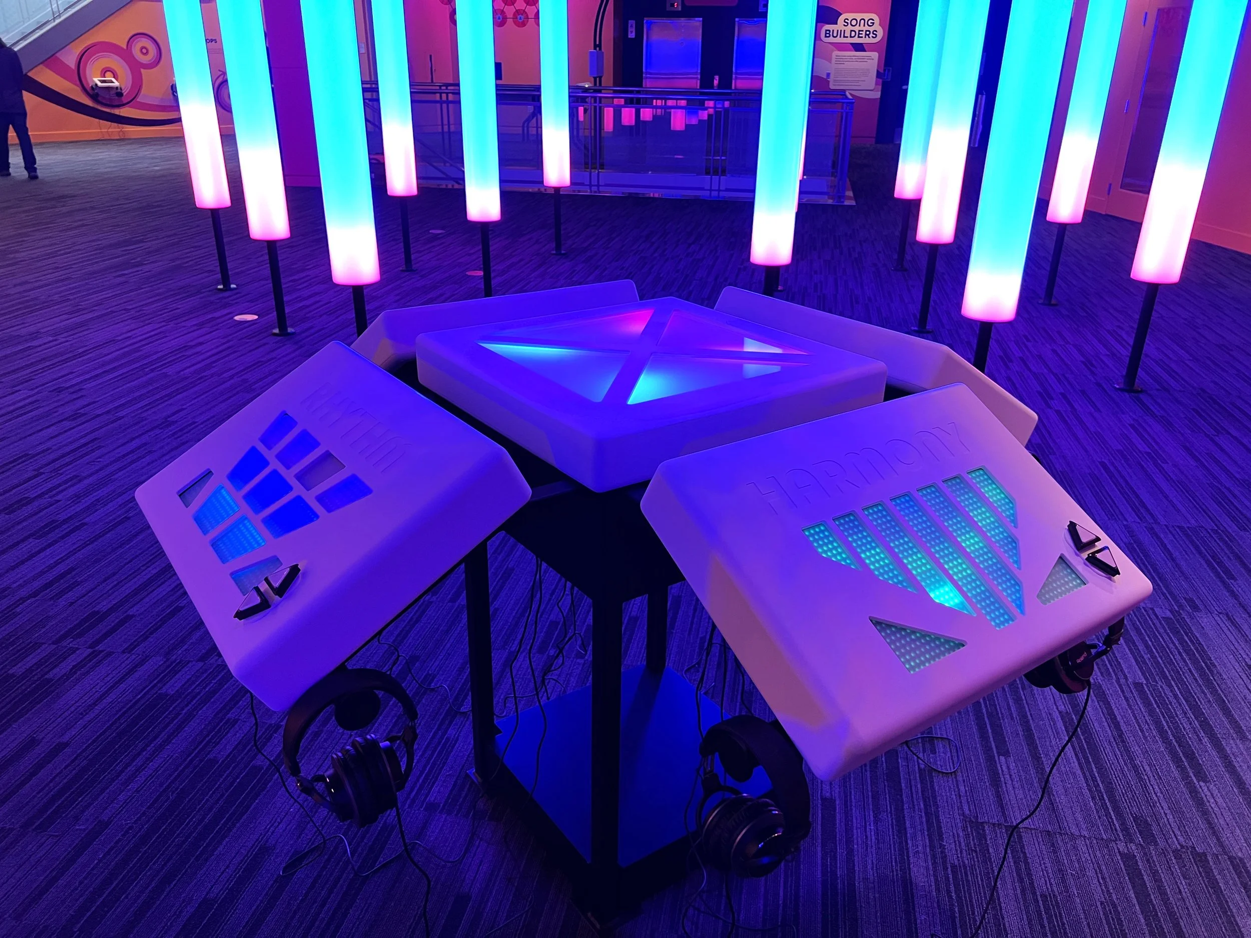 Bespoke, multiplayer jambox instrument for The Grammy Museum